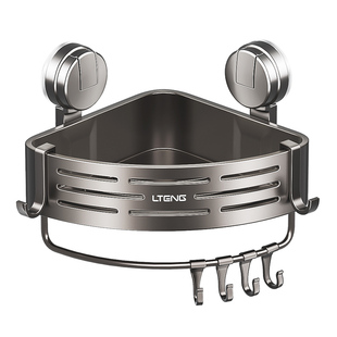 吸盘浴室置物架三角篮免打孔卫生间厕所收纳架子墙角沐浴露洗澡架