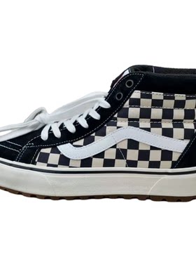Vans棋盘格百搭休闲高帮板鞋