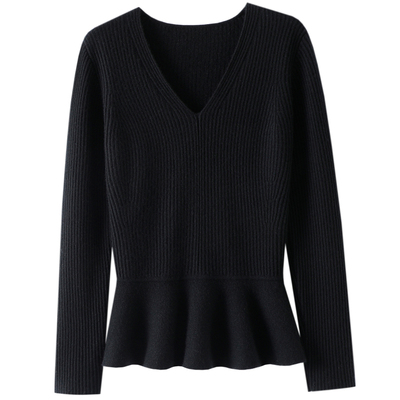 启超官方高端100%纯山羊绒衫