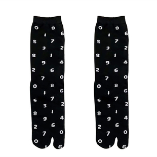 袜子铺子日本SOUSOU款和风高筒数字分趾袜二趾袜木屐和风人字拖袜