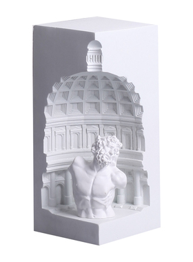 欧式水泥宫殿模型装饰品摆件