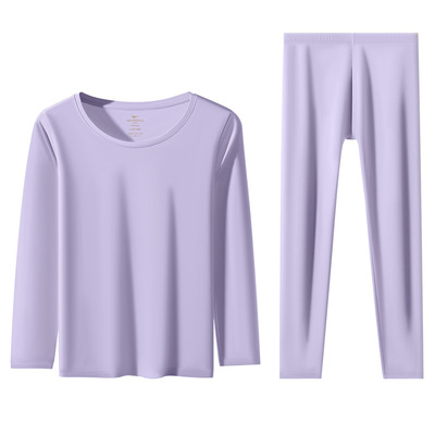 七匹狼女士纯棉秋衣秋裤内衣套装