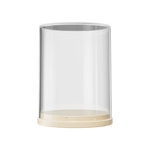 单个盲盒收纳展示架透明防尘手办展示柜桌面迷你泡泡玛特展示盒子