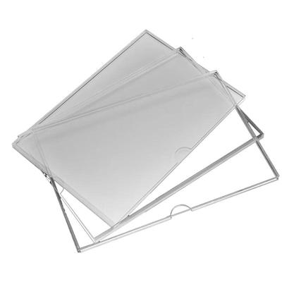 单双层亚克力a4卡槽照片标签插盒