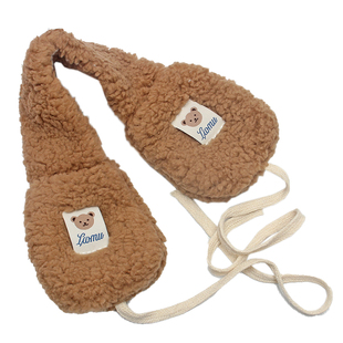 韩国可爱可折叠毛绒耳罩女冬保暖学生少女心耳暖卡通小熊耳包护耳