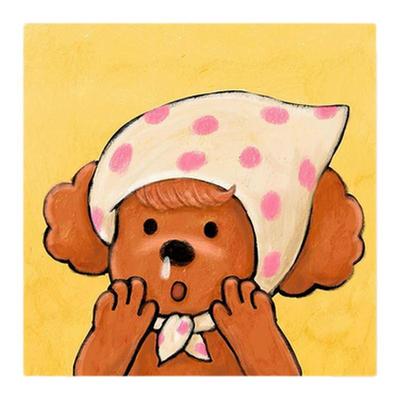 eteecy韩国ins风小众艺术客厅装饰画奶油风趣味儿童房卧室挂画