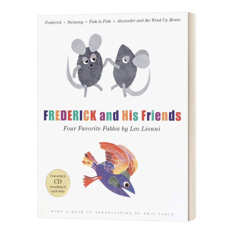 英文原版 精装 Frederick and His Friends 弗雷德里克和他的朋友 4个故事精装合辑 附CD 英文版 进口英语原版书籍儿童外文书