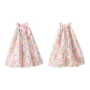 英国NEXT ZYU官方正品女童夏装连衣裙网纱裙子女孩童蓬蓬纱公主裙