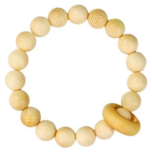 金丝竹手串1.0创意跑环佛珠个性男女手链饰品鱼籽纹实心竹工艺品