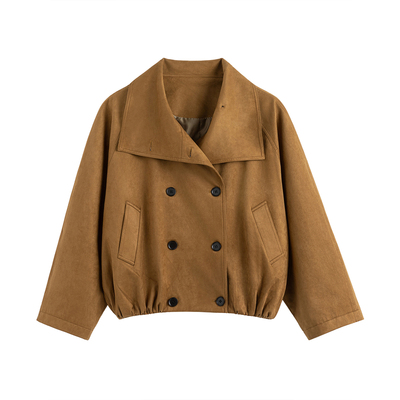 INSOMNIA失眠者 英伦短款高翻领夹克外套
