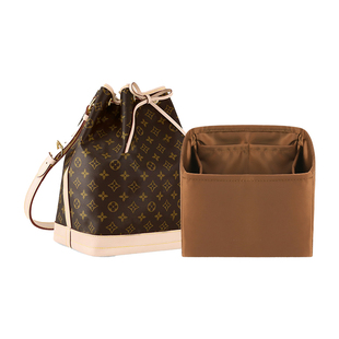 KINGS IN BAG皇冠适用于LV Nano Noe小水桶绸缎收纳整理内胆包