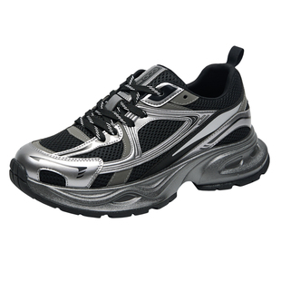 高哥男士增高鞋厚底运动鞋子冬季休闲男鞋爆款情侣鞋内增高老爹鞋