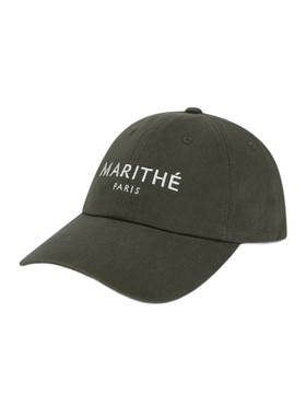 MARITHE刺绣LOGO鸭舌帽