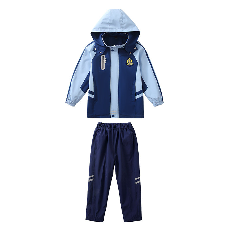 初中小学生校服冲锋衣三合一年级校服/园服