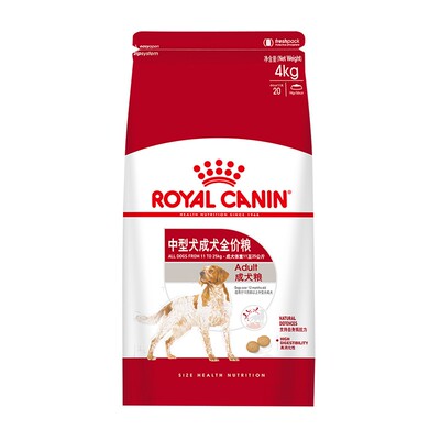 皇家中型犬成犬粮15kg德牧边牧