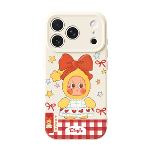 适用苹果17promax手机壳新款16pro全包防摔iPhone15高级磁吸软壳16pm独特好看14不会撞壳可爱13蝴蝶结星星人