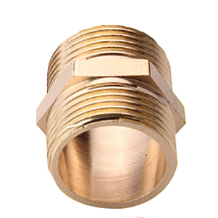 不锈钢/纯铜对丝接头双外丝直接加长4分6分1寸1.5寸水管直通配件