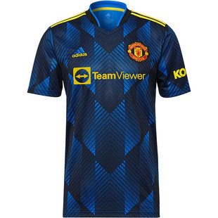 Adidas/阿迪达斯正品曼联第二客场球迷版足球运动短袖球衣 GM4616