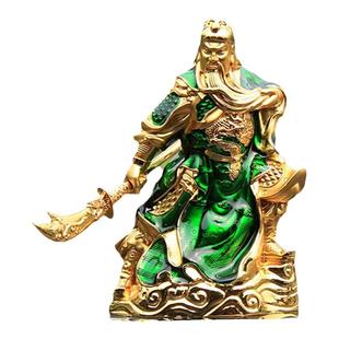 车载摆件关公武财神车内饰品关二爷中控台香水座车上装饰香薰创意