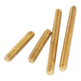 铜丝杆黄铜牙条铜全牙螺柱牙棒螺杆双头丝杆M3M4M5M6M10M14M16