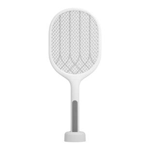 装18650可换电池可拆卸电蚊拍自动灭蚊拍充电带底座可挂墙壁挂式