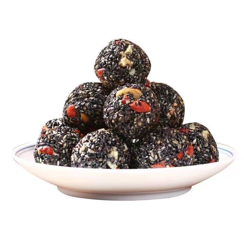 黑芝麻丸正五珍核桃桑葚品枸杞糕点零食休闲软糕官方旗舰店