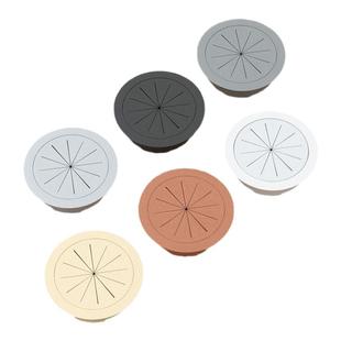 桌面盖板穿线孔开孔电脑桌穿线盒办公桌过线开洞装饰盖遮挡线孔盖