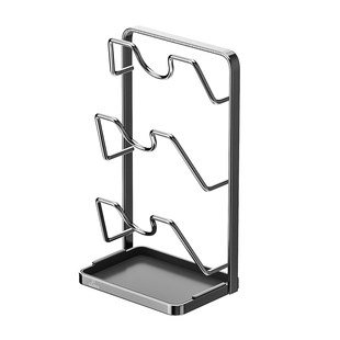 潜水艇304不锈钢锅盖架台面砧板架菜板厨房锅盖放置器家用置物架