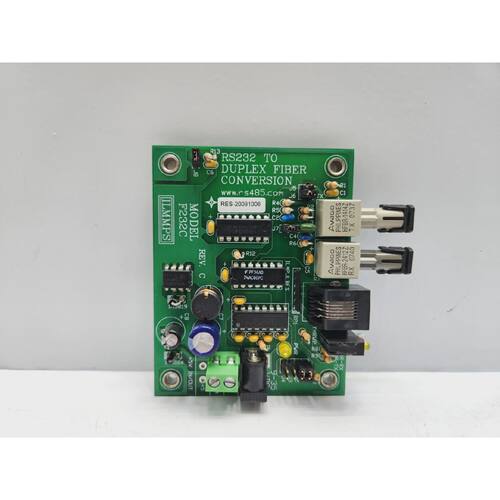 ILMMPS F232C RS232 TO DUPLEX FIBER CONVERSION PCB CARD REV C
