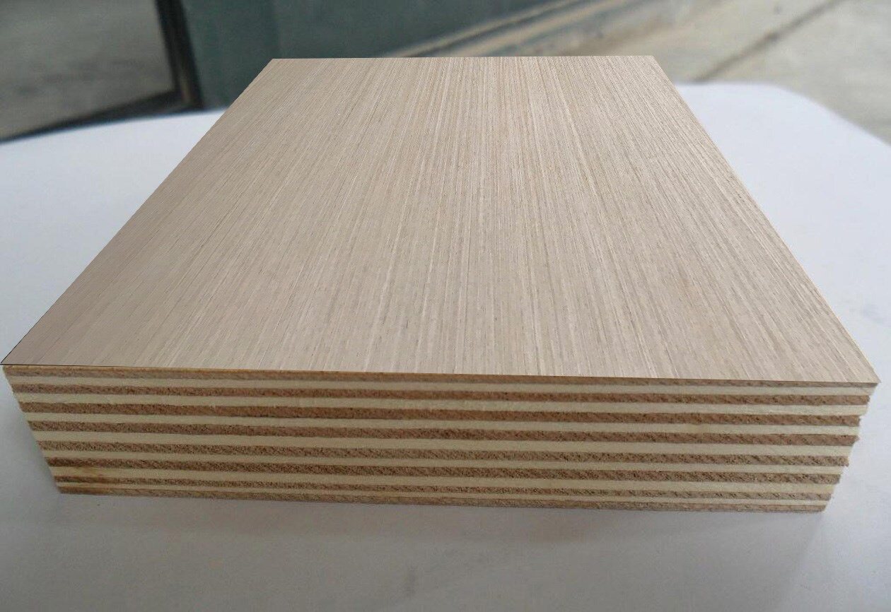 免漆木饰面板科技木皮涂装板科定护墙板银梨装饰工程板材