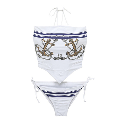 水手风拍下送帽子，性感比基尼