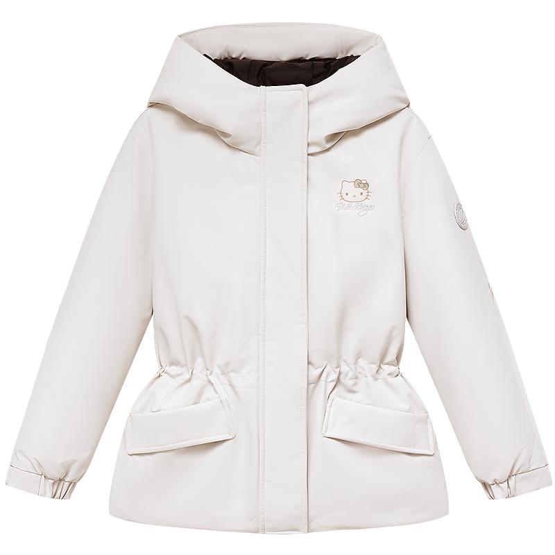 【Hello Kitty联名】波司登儿童羽绒服女甜酷机能风保暖收腰外套