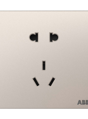 新品隽致金色开关插座ABB86型