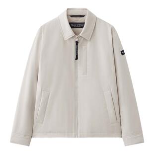 Marc O'Polo/MOP25春秋季新款纯色简约轻薄保暖衬衫领棉服男夹克