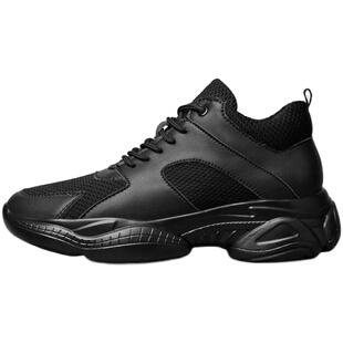 港风老爹鞋男ins潮增高鞋10cm隐形内增高8百搭透气运动休闲小白鞋