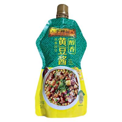 李锦记黄豆酱240g袋装挤挤装家用拌饭拌面下饭酱豆瓣酱东北大酱