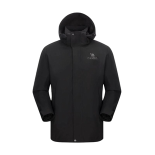 [雪域]骆驼鹅绒内胆冲锋衣男女款三合一羽绒服外套2026春登山服