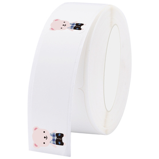 精臣D110/D11/D101/H1S花色花语标签打印纸彩色臣小印美妆精油瓶不干胶家用姓名贴四防热敏防水价格标签贴纸