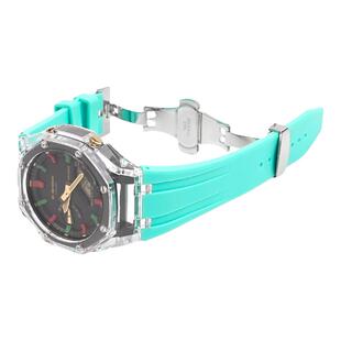 卡西欧农家橡树改装表壳表带套装透明冰韧GA-2100 GA2110改装AP