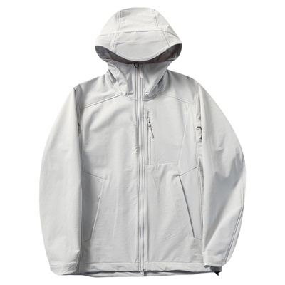 户外防风防水连帽软壳衣外套