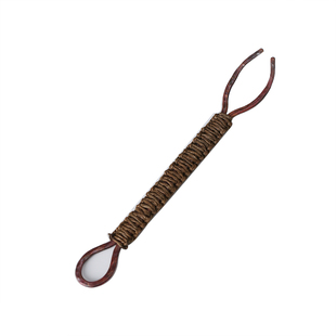 风谷山房手工紫铜壶叉复古防烫编织麻绳铁壶铜壶盖叉功夫茶具配件