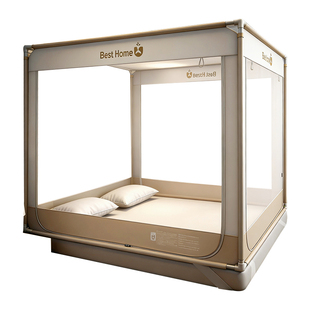 防摔蚊帐家用卧室免安装蒙古包全罩式婴儿童防止掉床全包2026新款