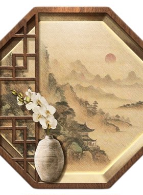 宋代美学入户玄关装饰画