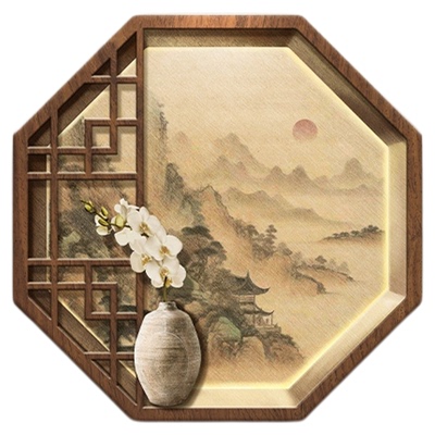 宋代美学入户玄关装饰画