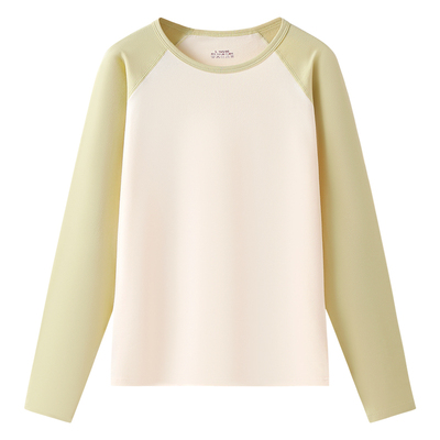 纯棉秋衣秋裤女套装青少年初中生