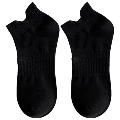 5双装白色袜子男船袜夏天纯棉