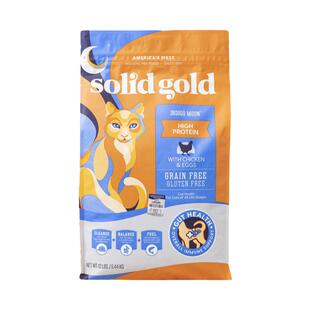 素力高猫粮SolidGold12磅金装素鸡肉高蛋白幼猫成猫鸡肉味5.44kg