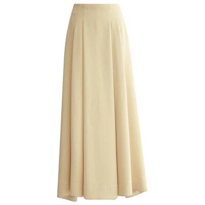 温柔风显瘦遮胯大摆半裙套