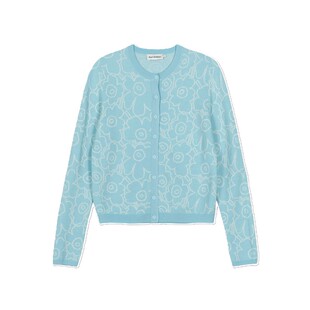 Marimekko【Unikko游霓可】早秋女士毛衣针织开衫