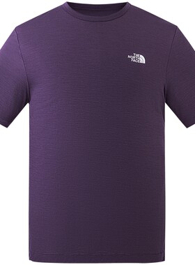 北面短袖T恤男美利奴羊毛运动户外亲肤时尚新款TheNorthFace|8JMY